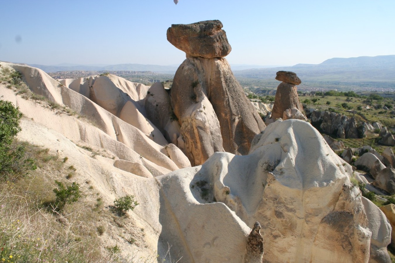 Ürgüp town with stone houses in Cappadocia